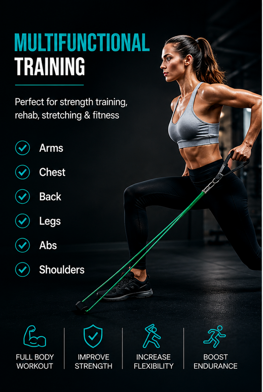 Full Body Resistance Band Workout Kit